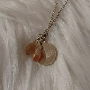 Amber/gold long necklace 🔶🔸